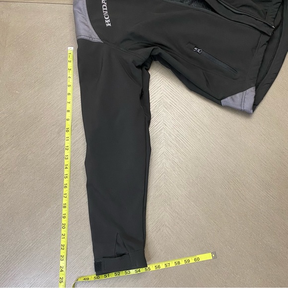Honda Padded Riding Jacket Size Small Black Grey - Picture 8 of 14